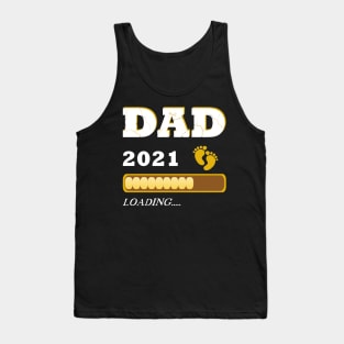 Dad 2021 loading Vater Baby Tank Top